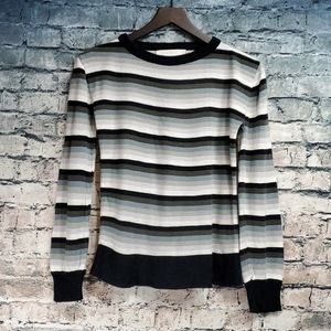 Evian Jrs. | Vintage 1970s Striped Knit Sweater